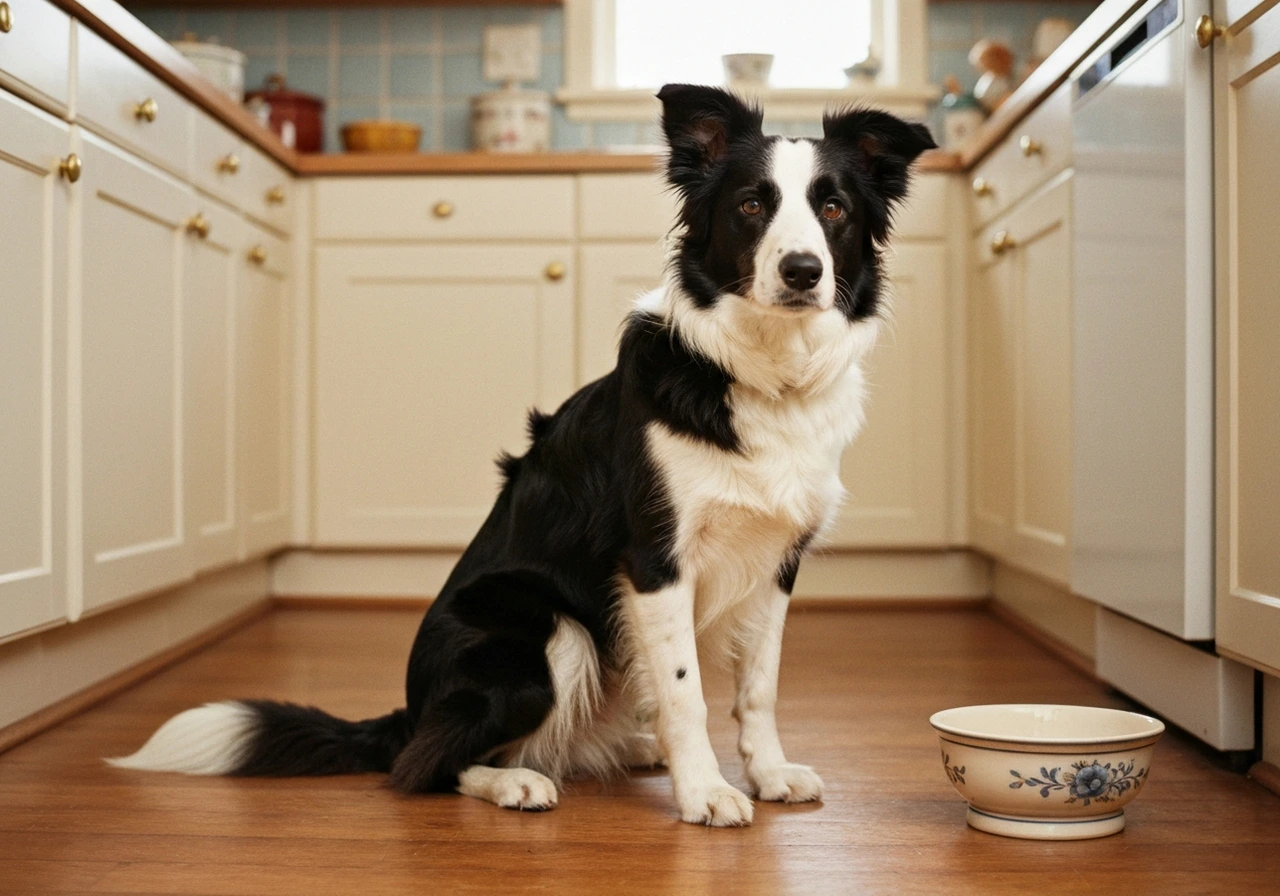 Border Collie in daily life
