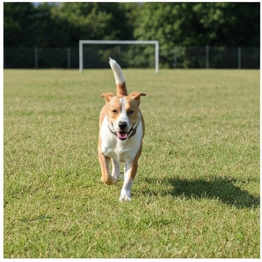 Dog during a veterinary assessment